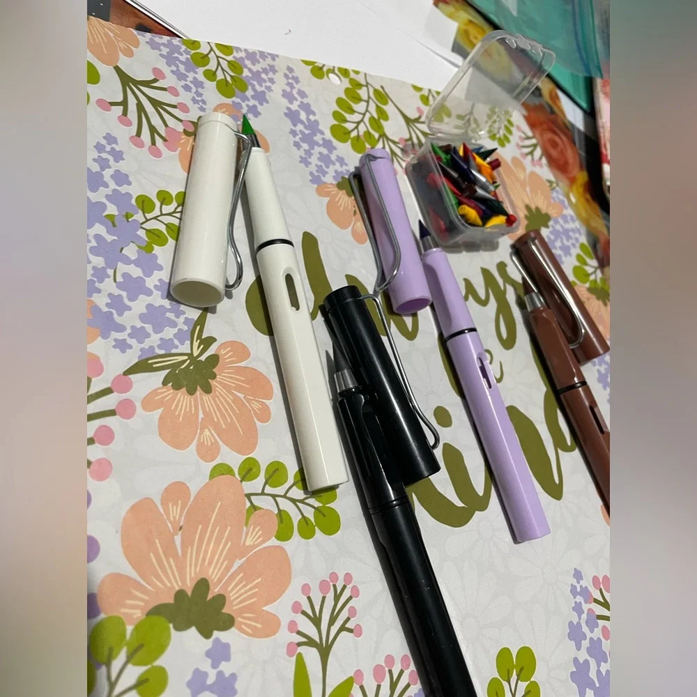 Set of Four colored pencils Assorted Colors